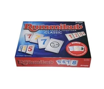 Rummikub by Pressman Classic Edition The Original Rummy Tile Game 3 Bonus Jokers - Image 1 of 4