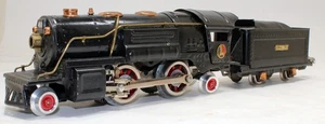 Lionel Pre-War 259E Gloss Black 2-4-2 Steam Locomotive & Tender - Runs - Lighted - Picture 1 of 7