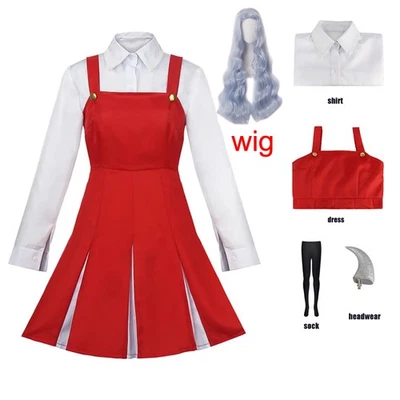 Anime Boku No My Hero Academia Temporada 4 Eri Cosplay Uniforme Vestido Peluca Disfraz Rojo Foto 1 de 4