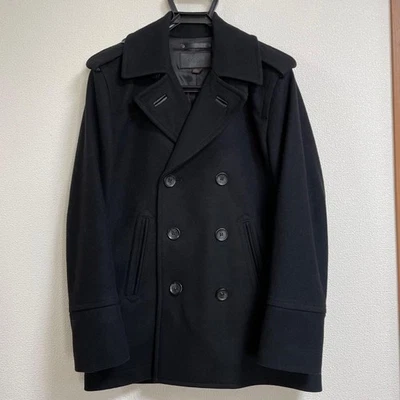 Coach Wool Pea Coat Black, Used, Size 5, Classic Men's Outerwear - Image 1 of 4