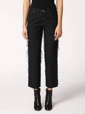 Diesel Niclah 084NI Women's W27/L32 Straight Distressed Denim High Waist - Image 1 of 4