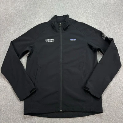 Patagonia Jacket Adult Medium Black Adze Bomber Soft Shell Lightweight Coat Mens - Image 1 of 4