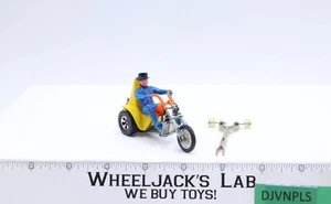 Rrrumblers 3 Squealer Hot Wheels 1971 Mattel Yellow Orange w/ Rider & Guide - Picture 1 of 8