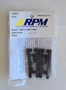 RPM 70072 A-Arm (Black) (18T,18MT,18B) (2) - Picture 1 of 1
