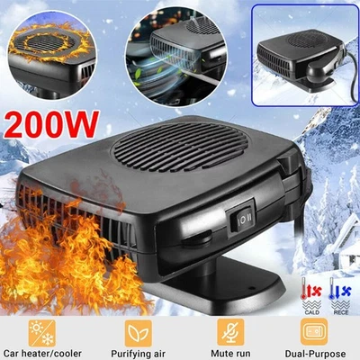 200W 12V Auto Heizung kfz Defogger Heizlüfter Ventilator Scheibenheizung für SUV - Bild 1 von 4