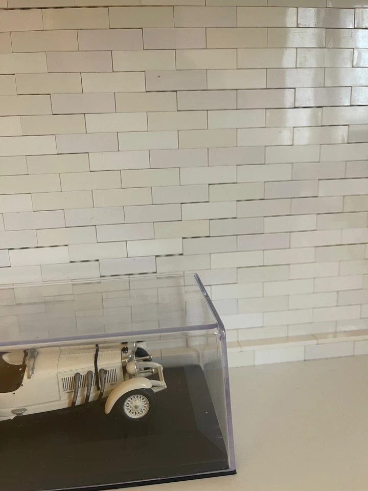 modellino auto scala 1:43 mercedes benz ssk del 1928 DE AGOSTINI con vetrina #13 - Immagine 1 di 4