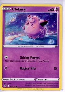 Clefairy 074/192 Swsh02: Rebel Clash Regular - Picture 1 of 2