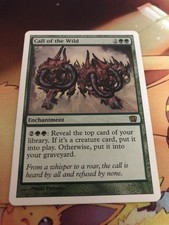 Call of the Wild 8th Edition NM Green Rare MAGIC