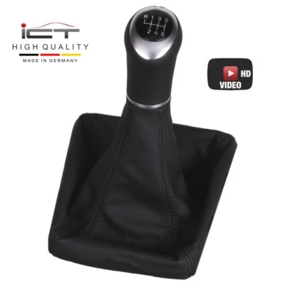 ICT gear shift knob for Saturn Aura Vauxhall Opel Vectra C leather A65 - Image 1 of 4