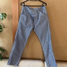Evisu Jeans Check Pants #5500 W34 JAPAN JEANS MEN'S