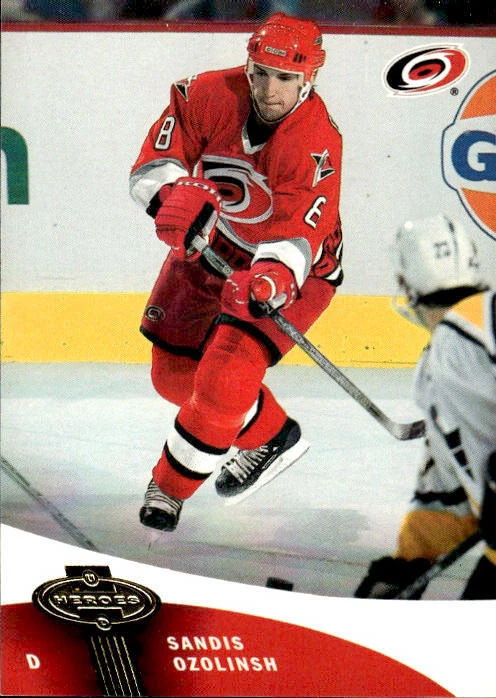 Sandis Ozolinsh 2000 Upper Deck Heroes #23   Carolina Hurricanes - Image 1 of 2