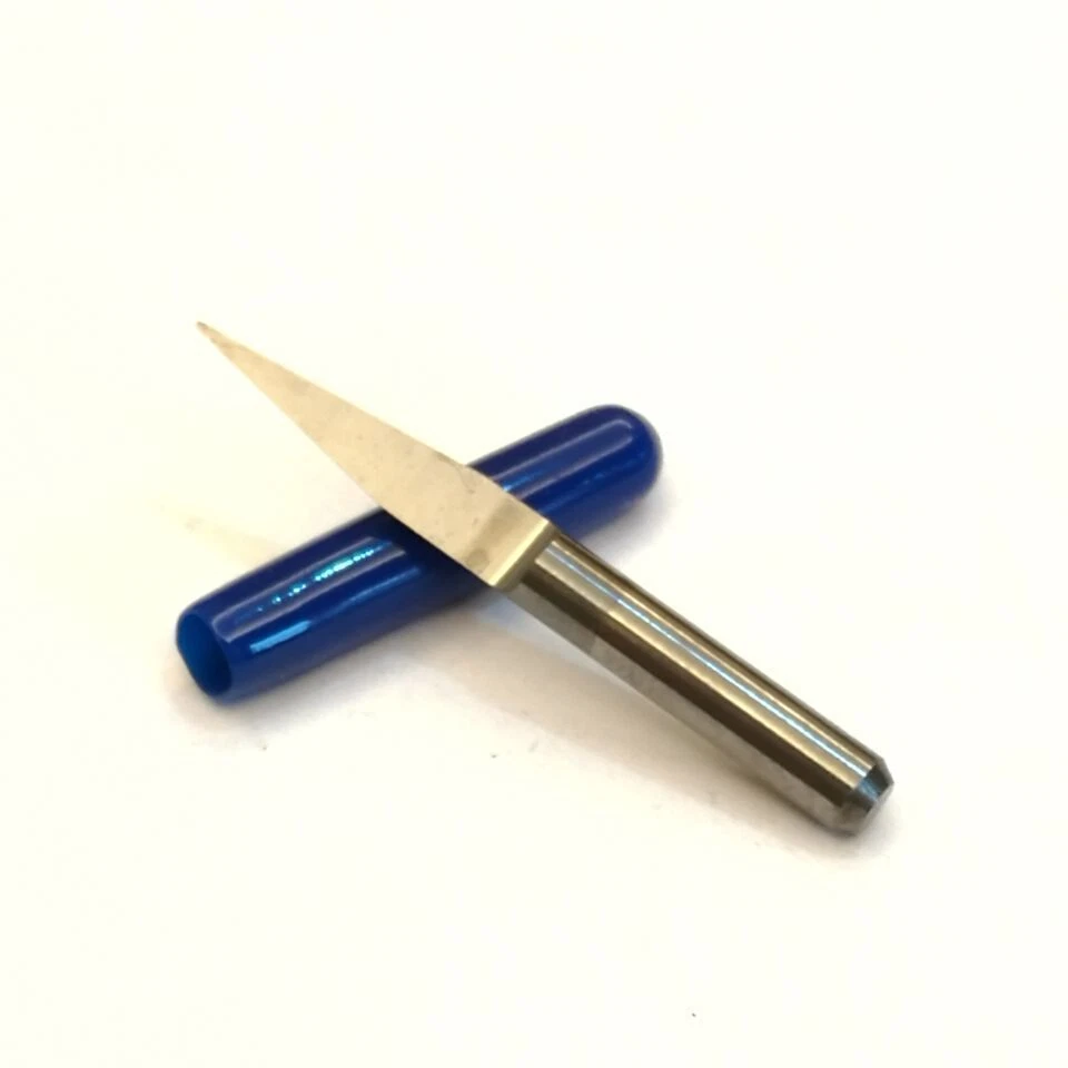 AU Stock 10pcs Carbide PCB Engraving Bits CNC Router Tool 15 degrees 0.1mm - image 1 of 2