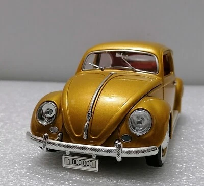 VOLKSWAGEN Beetle - Modelo vintage diecast escala 1:18, Bburago Hecho en Italia Foto 1 de 4