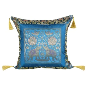 Boho Cushion Cover Brocade Jacquard Bohemian Throw Decor Pillow Cover Case - Picture 1 of 6