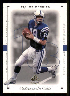 1999 SP Authentic #36 Peyton Manning - Image 1 of 2