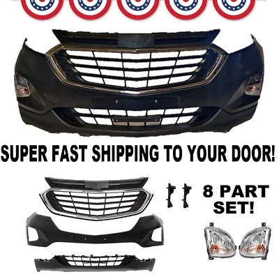 FOR CHEVY EQUINOX Front Bumper Cover 2018 2019 2020 2021 - Image 1 of 4