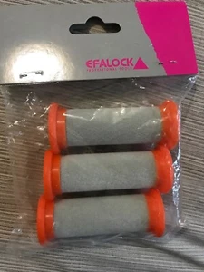 Efalock 29mm Three Pack Replacement Roller Curler Orange Cap - Picture 1 of 2