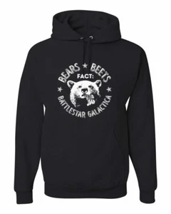 Sudadera con Capucha Gráfica Unisex The Office Humor Bears Beets Battlestar - Imagen 1 de 20