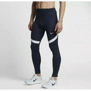 Pantalones de Correr NIKE Para Hombre Dri-Fit POWER Tech - Negros con Rayas Blancas Nuevos con Etiquetas - Imagen 1 de 4