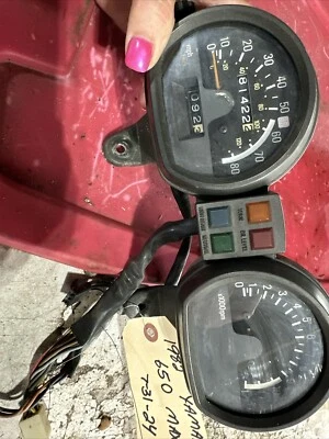 Yamaha Xj 650 Xj 750 1982 velocímetro máximo velocímetro medidores Foto 1 de 4