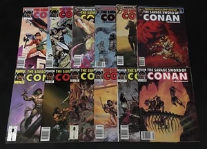 SAVAGE SWORD OF CONAN LOT #69,76,78,96,107,108,127-129,151,155,178 MARVEL COMICS - Picture 1 of 13