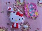 Mini miroir en caoutchouc Sanrio Hello Kitty sangle de téléphone portable charme mascotte