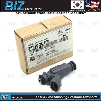 Genuine Fuel Injector for 2010-2012 Hyundai Genesis Coupe 2.0L OE# 35310-2C100 Foto 1 de 4