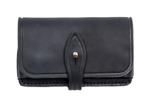 J26 Cartridge pouch genuine leather 12 ga. Black VlaMiTex