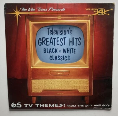 Television’s 65 TV Themes Vol. 4 Black & White Classics 1996 Vinyl LP TVT 1600-1 - Image 1 of 4