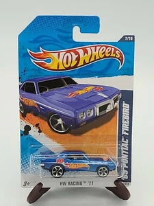 Hot Wheels ~ 2011 HW Racing ~ '69 Pontiac Firebird - Picture 1 of 4