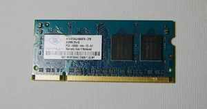 NANYA 512MB 2Rx16 PC2-4200S-444-12-A1 SoDimm Ram - Picture 1 of 2
