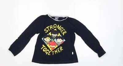 Justice League Boys Blue Cotton Blend Pyjama Top Size 13-14 Years - Изображение 1 из 4