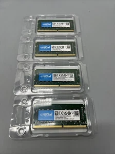 Memoria para portátil portátil Crucial 16 GB (4x4 GB) DDR4-2400 SODIMM RAM PC4-19200 - Imagen 1 de 2