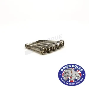 Drilled M10 60mm Stainless Steel Hex Head Bolts x 5 - Picture 1 of 3