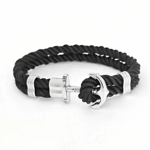 Trendy Men Anchor Bracelet Stainless Steel Fashion Couple Bangle Personalized - Picture 1 of 10