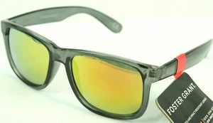 FOSTER GRANT CALI 18 02 SPORT SONNENBRILLE TRANSLUZENT GRAU GELB VERSPIEGELT NEU - Bild 1 von 2