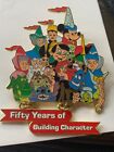 Disney Pin Cast Member 50 Years Of Building Character Le Stitch Fairies Ariel