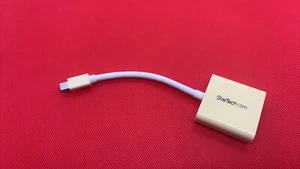 StarTech Mini DisplayPort To VGA Adapter 1080p MDP2VGAW White - Picture 1 of 4