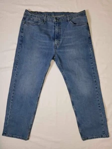 Levis 505 Men 40x29 Regular Fit Blue Jeans Denim Cotton - Picture 1 of 7