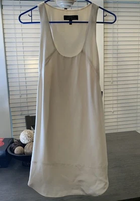 Robert Rodriguez Silk Dress Top Tunic White Size 8 NWT 100% Silk Elegant - Image 1 of 4