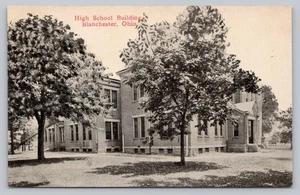 Blanchester OH Clinton County View High School Building Educational Postcard N5 - Picture 1 of 2