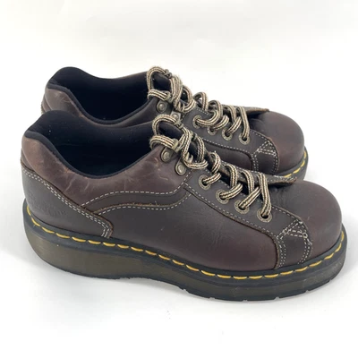 Dr. Martens Y2K 9861 Chunky Grizzly Lace Up Shoes - Brown Sz 8 Unisex Men Women - Image 1 of 4