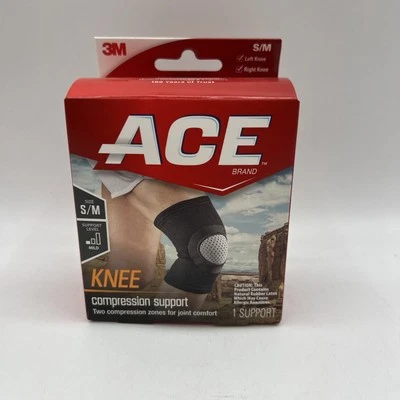 Ace Compression Knee Support Soft Neoprene Blend Soothing Small Medium Size - Image 1 of 4
