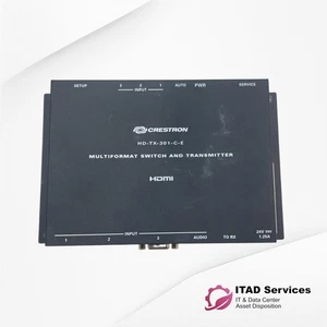 CRESTRON HD-TX-301-C-E MULTIFORMAT SWITCH AND TRANSMITTER - TESTED - NO AC - Picture 1 of 3