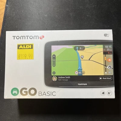 TomTom GO Basic 6 Zoll GPS Navigation - Schwarz (8BA6.002.00.2) - Bild 1 von 4