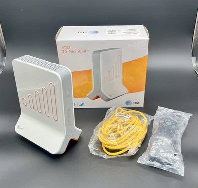 AT&T 3G MicroCell Signal Booster DPH-154 w/Box, Ethernet & Power Cable Cisco - Image 1 of 4