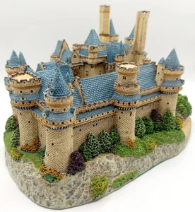 Large Z Gauge Scale Vintage Castle Diorama Model Locomotive Train Railway Scene - Picture 1 of 13