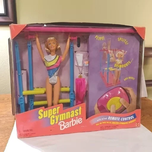Super Gymnast Barbie Doll 1999 Remote Control 23105 Mattel
