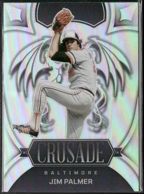 2023 Panini Chronicles #24 Jim Palmer Crusade Silver Prizm Orioles - Image 1 of 2