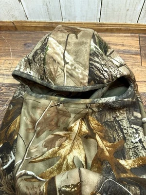 Cabela's Camo Face Mask Hood Balaclava ScentLok Realtree Camouflage Polyester - Image 1 of 4